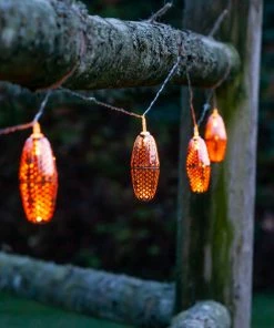 AL BOHO COPPER MARRAKESH SOLAR STRING LIGHTS