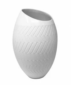 SB BOHO WHITE ASYMMETRIC VASES