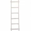 SB WHITE WOOD BLANKET LADDER 76” WALL DECOR