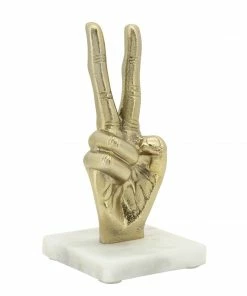 SB GOLD PEACE SIGN HAND FAUNA