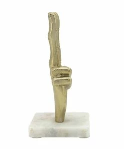 SB GOLD PEACE SIGN HAND FAUNA