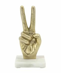 SB GOLD PEACE SIGN HAND FAUNA