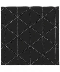 AN CHARCOAL GRAPH NAPKINS & PLACEMATS (INDIA) BLACK