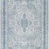 NLD BLUE VINTAGE MEDALLION RUG RUGS