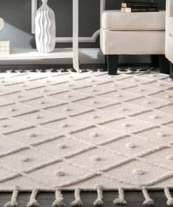 NLD HYGGE HAND LOOMED TRELLIS TASSEL JINNY