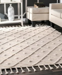 NLD HYGGE HAND LOOMED TRELLIS TASSEL JINNY