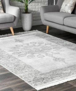 NLD VINTAGE MEDALLION BELLA FRINGE MID CENTURY