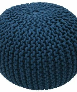 NLD FURNITURE LING KNITTED ROUND POUF