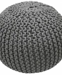 NLD FURNITURE LING KNITTED ROUND POUF