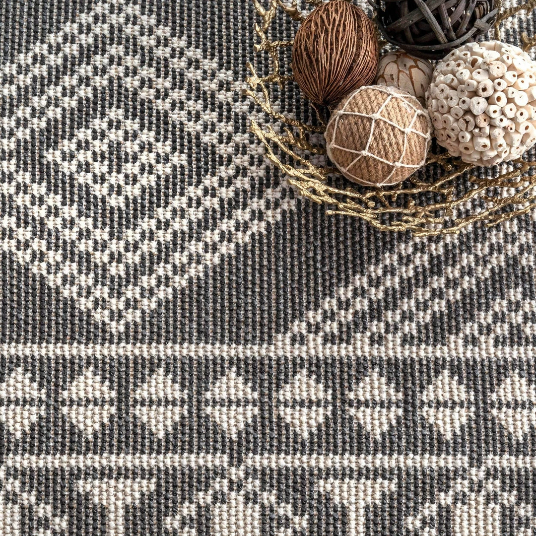 NLD BLACK RYN BANDED TRIBAL FLATWEAVE 4 NLD BLACK RYN BANDED TRIBAL FLATWEAVE