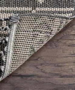 NLD BLACK RYN BANDED TRIBAL FLATWEAVE 11 NLD BLACK RYN BANDED TRIBAL FLATWEAVE