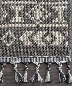 NLD BLACK RYN BANDED TRIBAL FLATWEAVE 13 NLD BLACK RYN BANDED TRIBAL FLATWEAVE