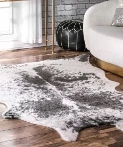 NLD HALINA FAUX COWHIDE BLACK