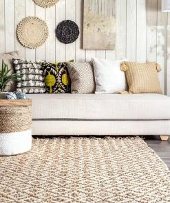 NLD PIP TRELLIS JUTE RUG JAPANDI