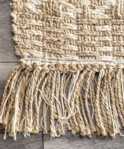 NLD PIP TRELLIS JUTE RUG JAPANDI