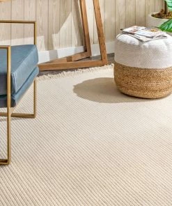 NL WHITE SARAI BRAIDED WOOL (6' X 9')