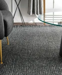 NLD BRAIDED COURT TASSEL PEPPER RUG