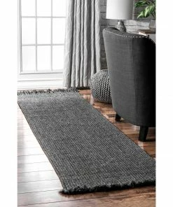 NLD BRAIDED COURT TASSEL PEPPER RUG