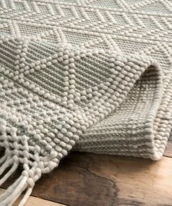 NLD HAND WOVEN TABAT TASSEL MID CENTURY