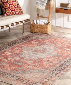 NLD MERAL PRINT MEDALLION FLATWEAVE RUGS 8 NLD MERAL PRINT MEDALLION FLATWEAVE RUGS