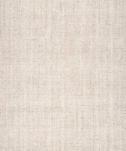 NLD HAND WOVEN CHUNKY LOOP JUTE GREY