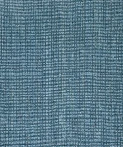 NLD HAND WOVEN CHUNKY LOOP JUTE BLUE