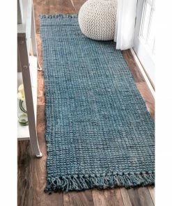 NLD HAND WOVEN CHUNKY LOOP JUTE GREY