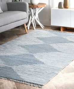 NLD RUGS WOVEN LINED DIAMONDS