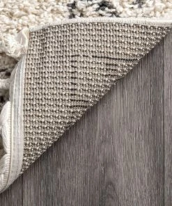 NLD RUGS WHITE TRIBAL SKY TASSEL RUG