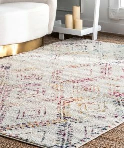 NLD CHERELLE RAINBOW GEOMETRIC RUG