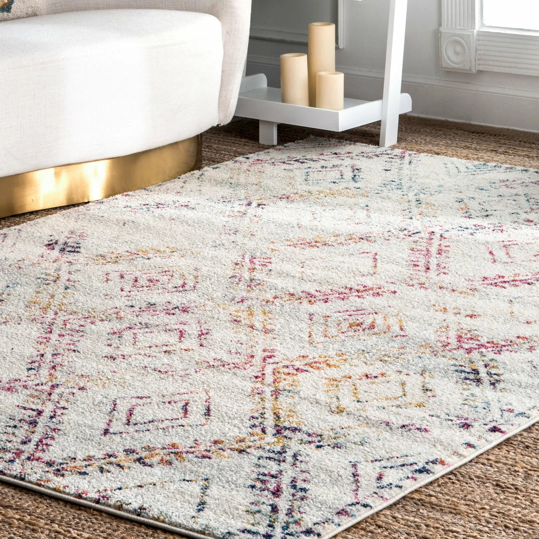 NLD CHERELLE RAINBOW GEOMETRIC RUG 4 NLD CHERELLE RAINBOW GEOMETRIC RUG