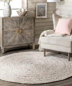 NLD RUGS STRIPED FLATWEAVE ROUND