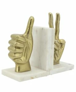 SB GOLD HANDS BOOKENDS
