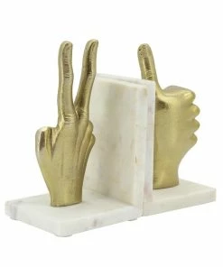 SB GOLD HANDS BOOKENDS