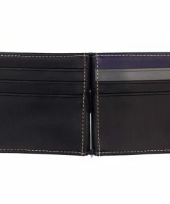 BK SUPREME VEGAN LEATHER BIFOLD WALLET BLACK