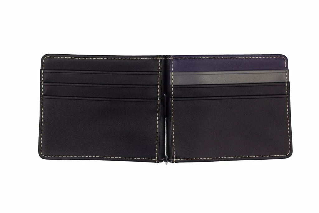 BK SUPREME VEGAN LEATHER BIFOLD WALLET BLACK 4 BK SUPREME VEGAN LEATHER BIFOLD WALLET BLACK