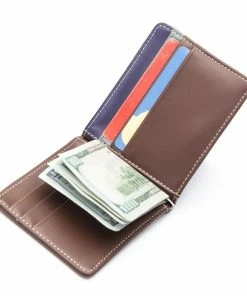 BK SUPREME VEGAN LEATHER BIFOLD WALLET BLACK