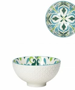TT KIRI TEAL FILIGREE BOWLS BOHO