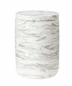 BH MARBLED CEMENT CANISTER