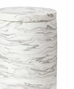 BH MARBLED CEMENT CANISTER