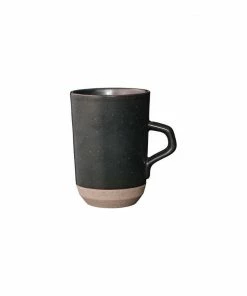 KN BLACK CERAMIC MUGS