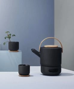 SND BLACK DANISH THEO TEAPOT