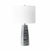 NLD LIGHTING BRUSHED METAL TABLE LAMP - 23