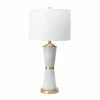 NLD CEMENT & BRASS SILHOUETTE TABLE LAMP - 29