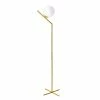 NLD IRON FLOOR LAMP - 56 GOLD