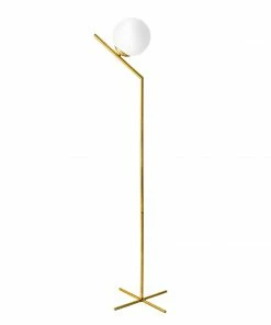 NLD IRON FLOOR LAMP - 56 GOLD