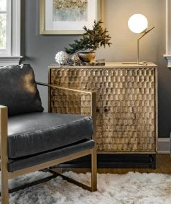 NLD BRASS GLOBE TABLE LAMP