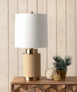 NLD GOLD IRON TABLE LAMP - 24
