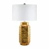 NLD GOLD CERAMIC TABLE LAMP - 27