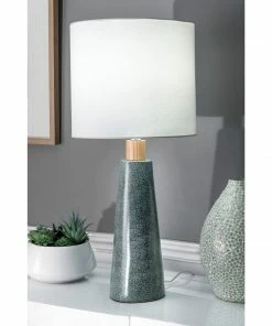 NLD GREEN REACTIVE CERAMIC TABLE LAMP - 29